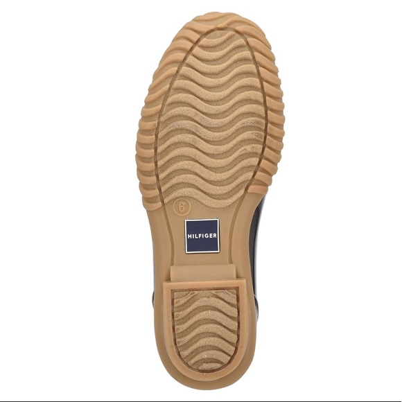 (NIB) Tommy Hilfiger Dark Blue Hada Duck Boots. Sz. 7 - Picture 7 of 9